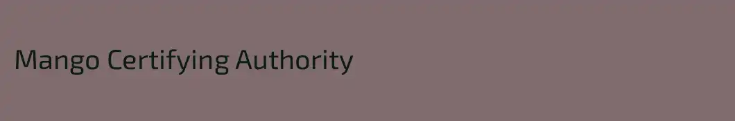 Mango Certifying Authority
